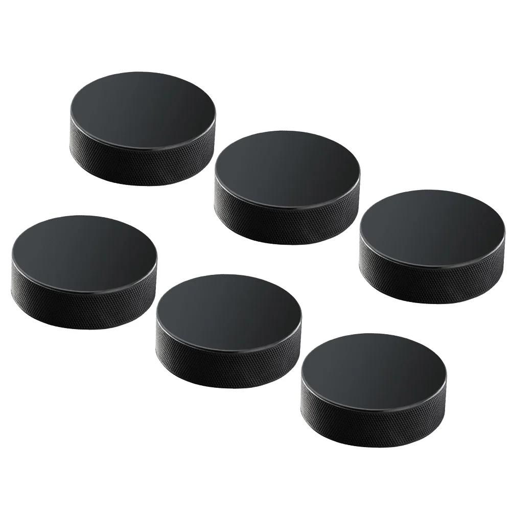 

Hockey Pucks Standard Ice Professional Supplies Puck Knock Black Roller