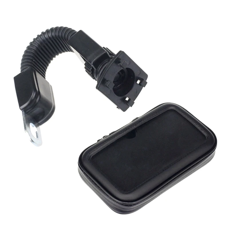 

Motorcycle Rearview Mirror 8mm Hole Waterproof Bag Case Mount Holder for iphone Dropship