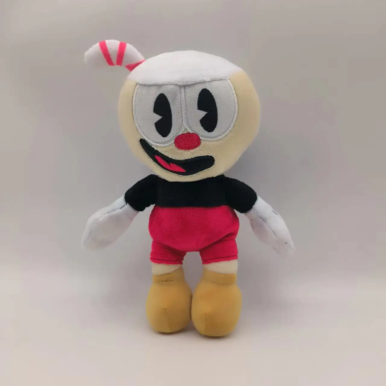 2 шт./компл. аниме косплей Cuphead Mugman плюшевая кукла мягкие игрушки 24 см