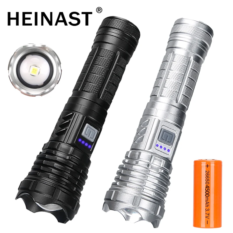 

Светодиодный фонафонарь с аккумулятором 18650 лм и индикатором заряда