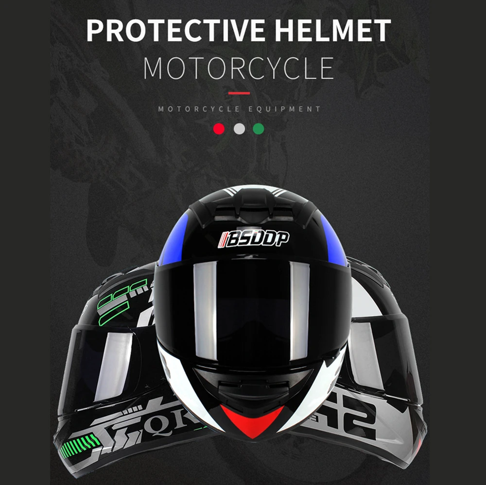 Motorcycle Helmet Full Face ABS Safety Summer Flip Up Motocross Moto Racing Motorbike Helmets Man's Breathable Comfortable Casco enlarge