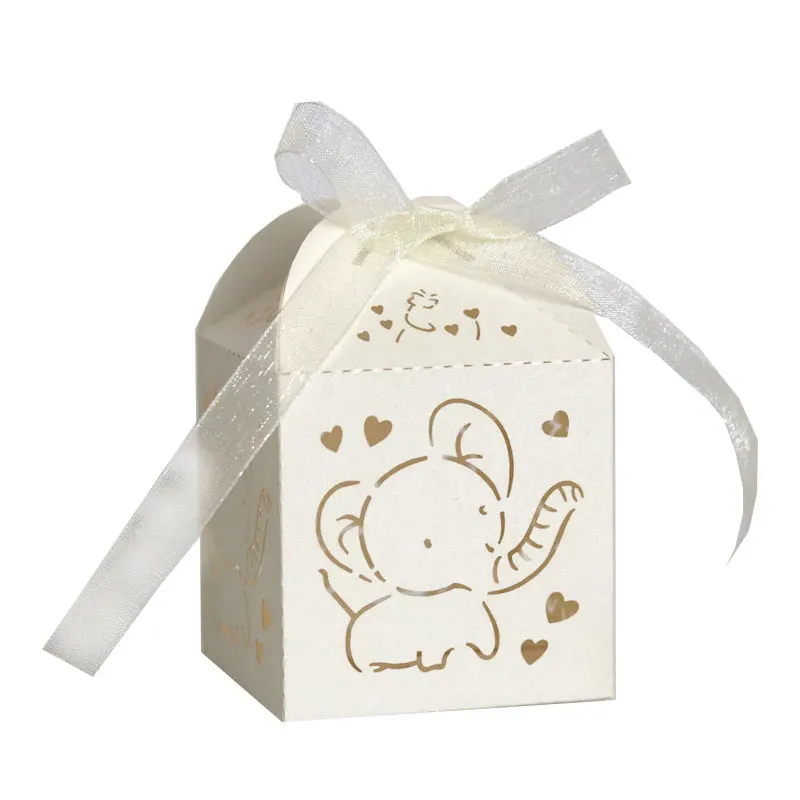 Es Cartoon Gift Candy Boxes With Ribbon For Birthday Baby Shower Party Supplies
