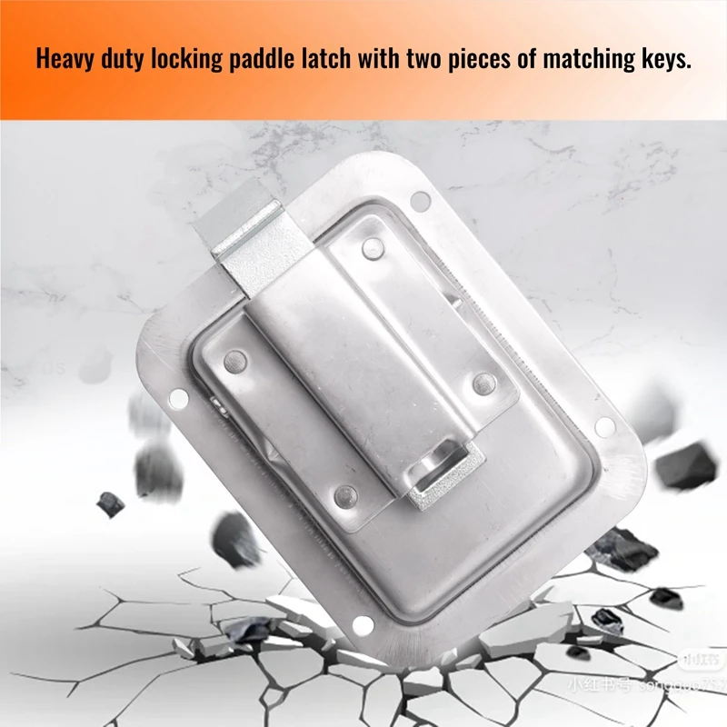 Лопастная защелка с замком и ключом дорожный замок для трейлера дверная из