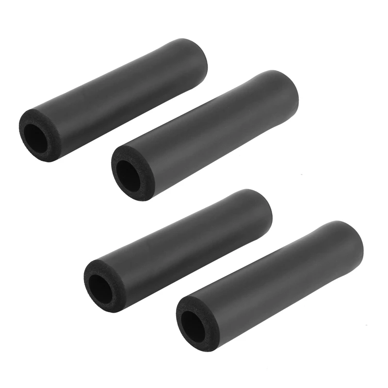 

4X Handle Bar Grips Scooter BMX MTB Mountain Bike Bicycle Cycle Ultralight Silicone(Black)