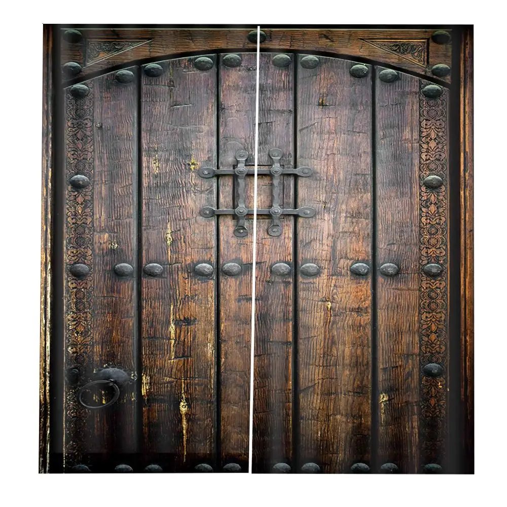 Дверные шторы с бортовым лесом роскошные затемняющие 3D оконные для гостиной