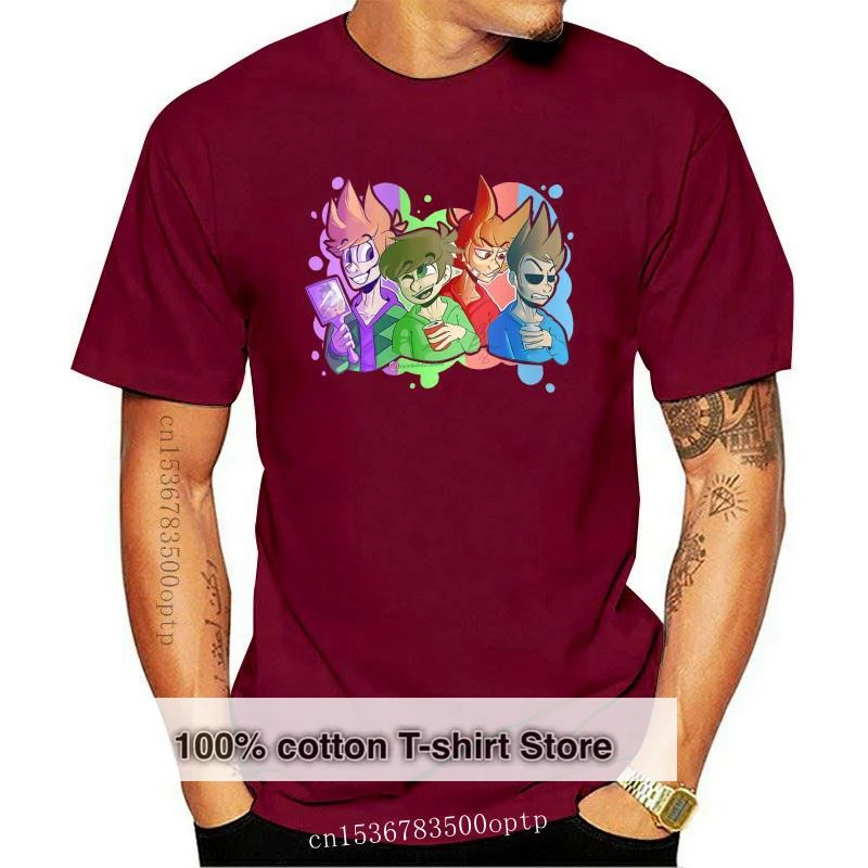 

New Eddsworld T Shirt Friends T-Shirt Male Awesome Tee Shirt Streetwear 100 Cotton Printed Short Sleeve 5x Tshirt-3662D