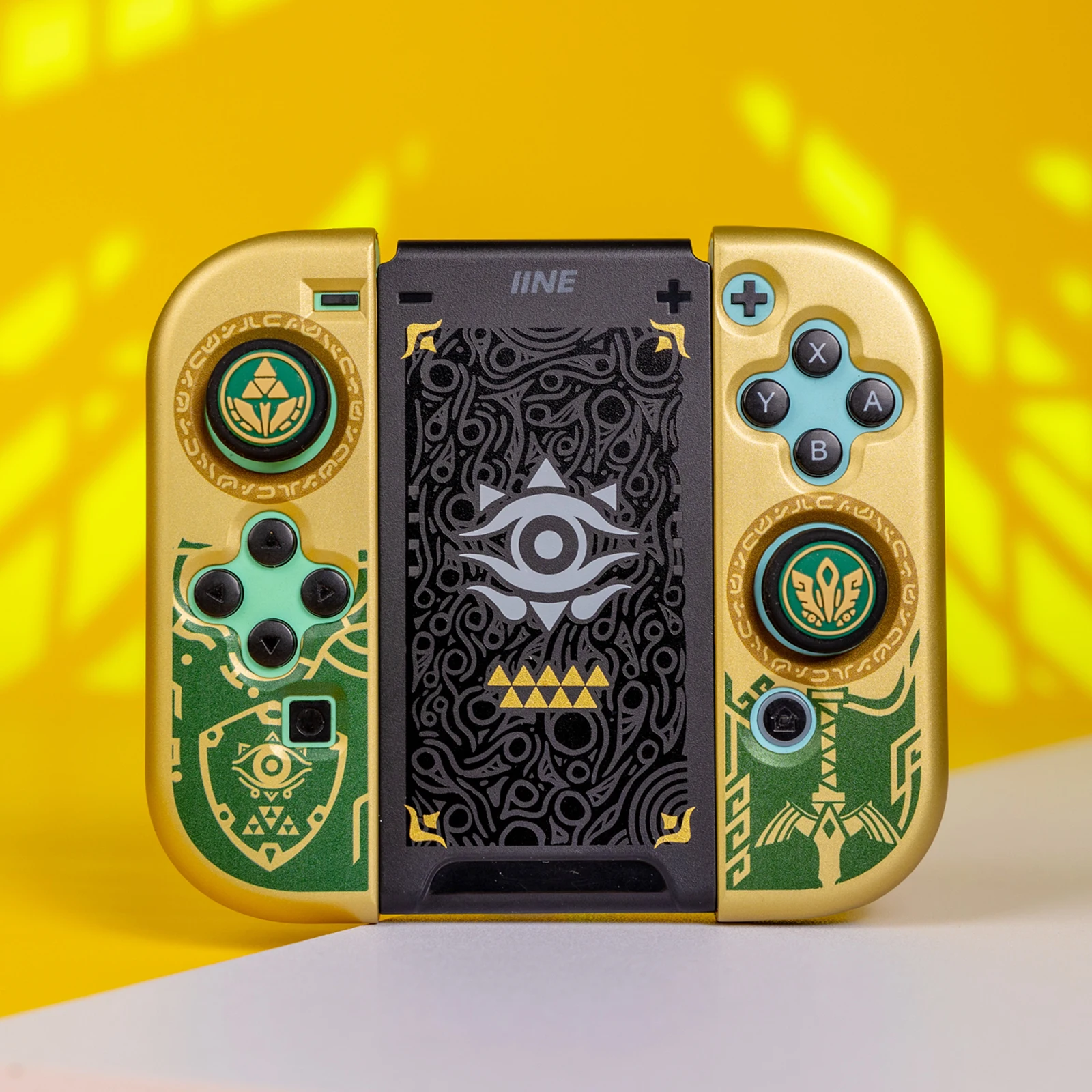 Золотисто-зеленая ручка для зарядного устройства Joy-Con