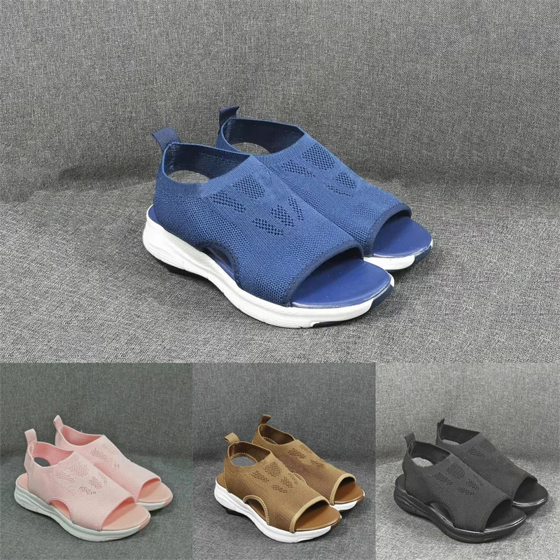 

Plus Size Women's Shoes Summer 2022 Comfort Casual Sport Sandals Women Beach Wedge Sandals Platform Roman Sandals Woman Flats