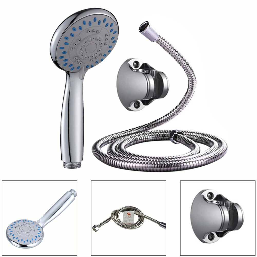 

5-Speed Adjustment Mode Handheld Shower Head Pressurized Hand Spray With Hose Home Improvement Plumbing Fixtures Shower Heads