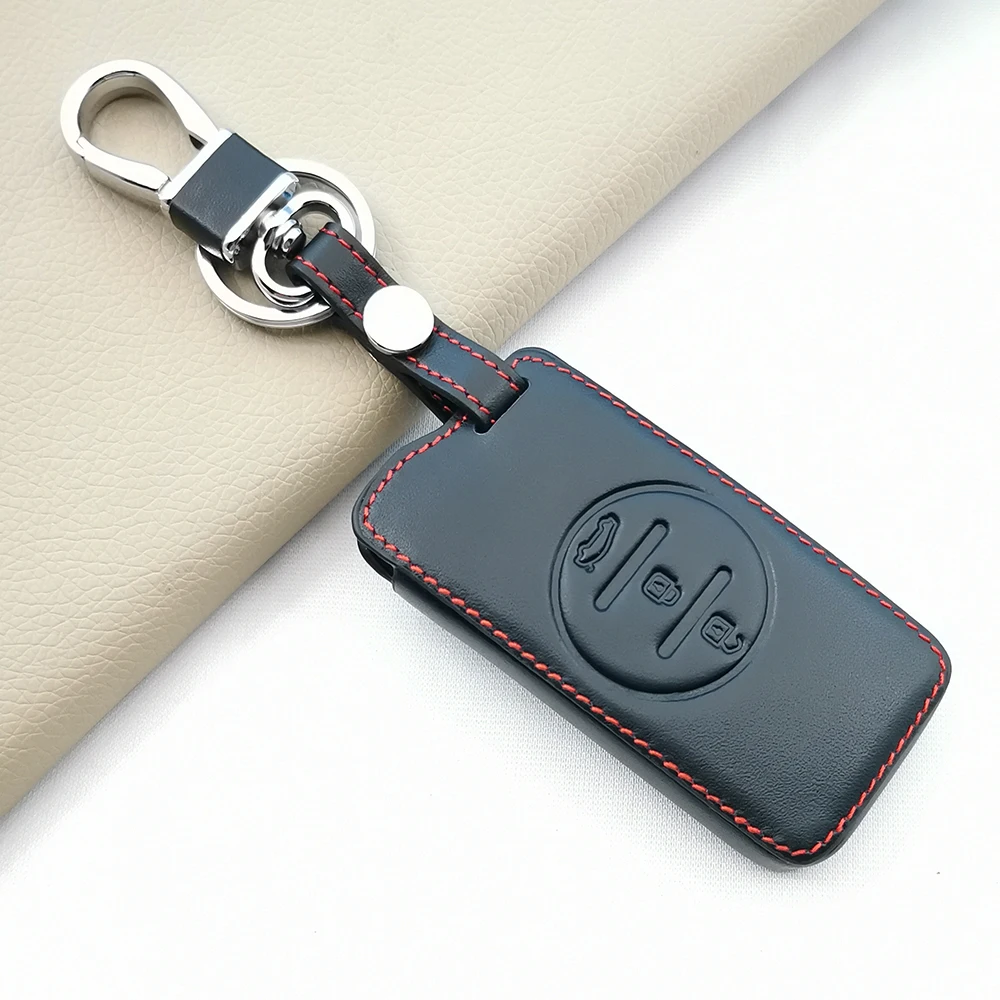 

2022 Classic Style Leather Car Key Cover Case For Chery Tiggo 2 3x Arrizo 4 5txs 5 Pro Gx 5x EQ7 7 8 Pro Exeed 2019 2020 2021
