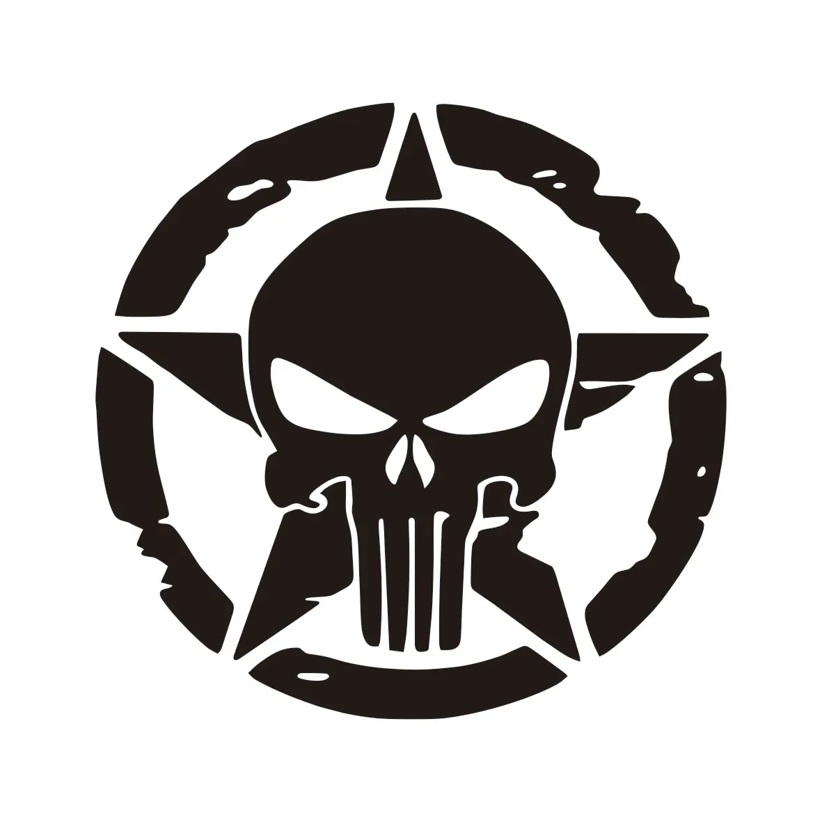 

Наклейки в стиле милитари Star Truck — водонепроницаемые виниловые наклейки для автомобилей Jeep Wrangler и 4x4, съемный внешний декор