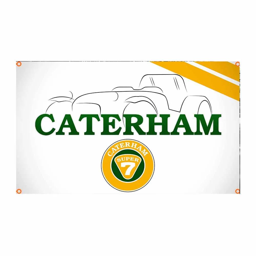 Фото Флаг 3x5 футов C-Caterhams Флаг Полиэстер Печатный автомобильный баннер для декора №4