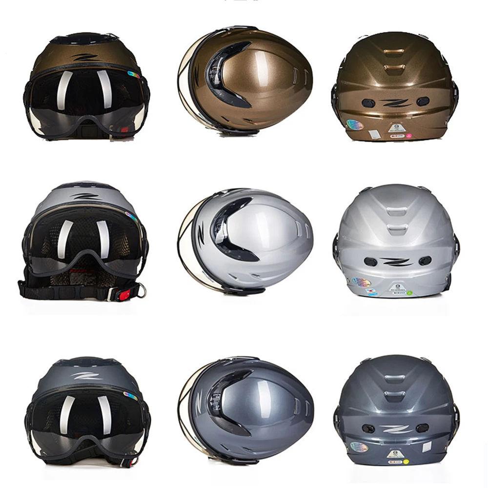 Motorcycle Helmet Safety 3C Approved Double Lens Modular Flip Helmet Racing Motorbike Bike Mountain Sports Helmets Men And Women enlarge