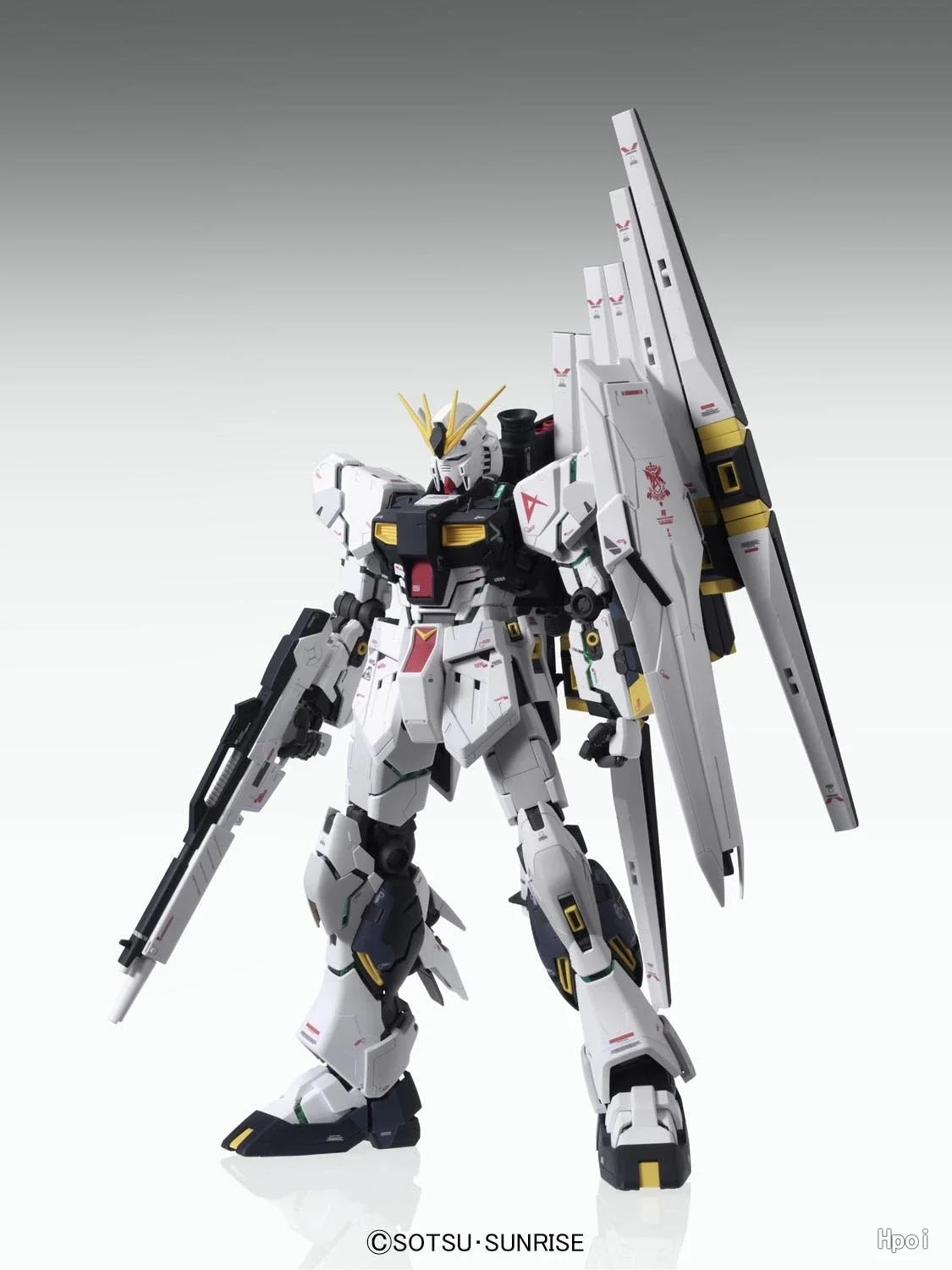 Фото В наличии Оригинальная сборная модель BANDAI MG 1/100 RX-93 ν Gundam Ver.Ka, коллекционный предмет, подарок на день рождения №3