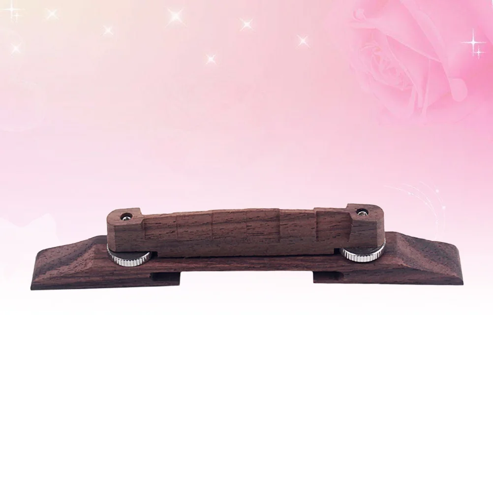 

Guitar Bridge Saddle Roller Acousticbass Replacement Accessories Tremolo Brown Parts