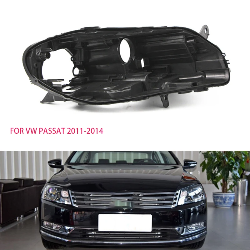 

Для Vw Passat Shell передняя фара черный корпус абажур черная основа объектив аналогичная Автомобильная бленда 2011-2014shell