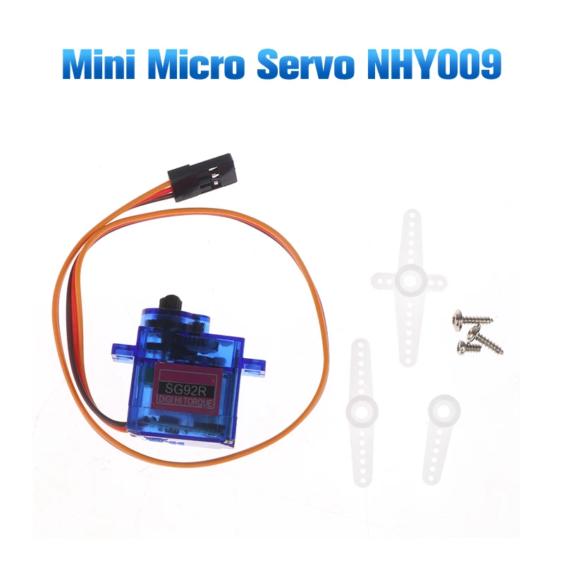 

1 комплект Mini Micro 9g сервопривод SG92 2,5 кг для радиоуправляемого самолета вертолета автомобиля лодки робота запасные части DIY с аксессуарами