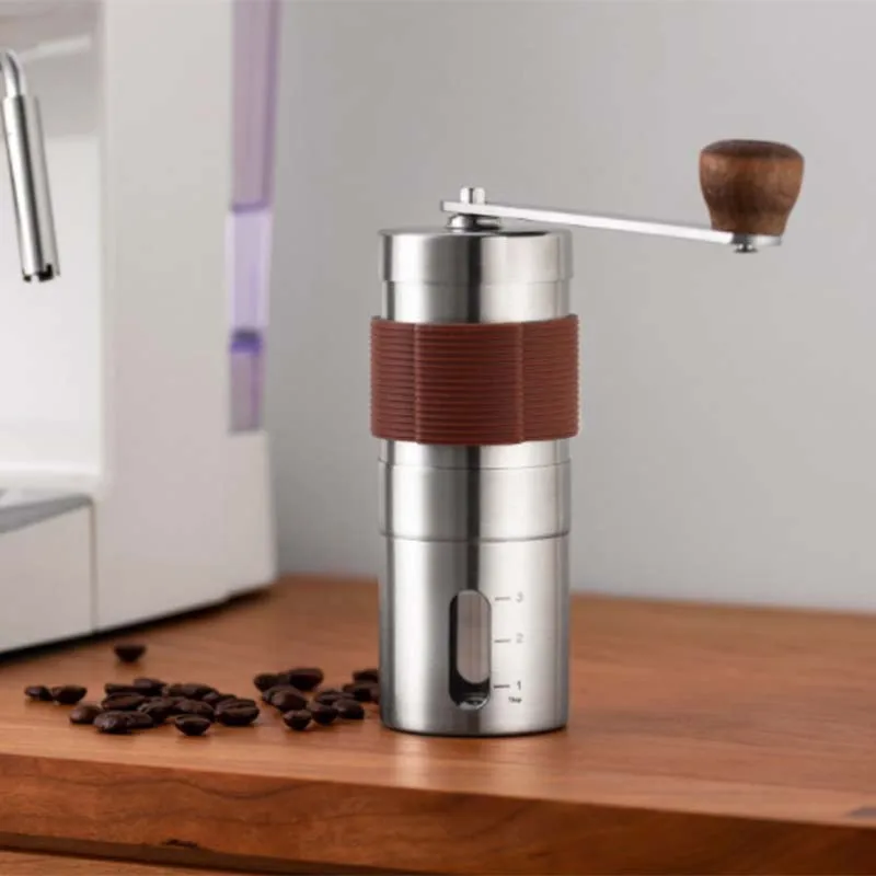 Портативная ручная кофемашина 304 мельница для зерен из нержавеющей стали