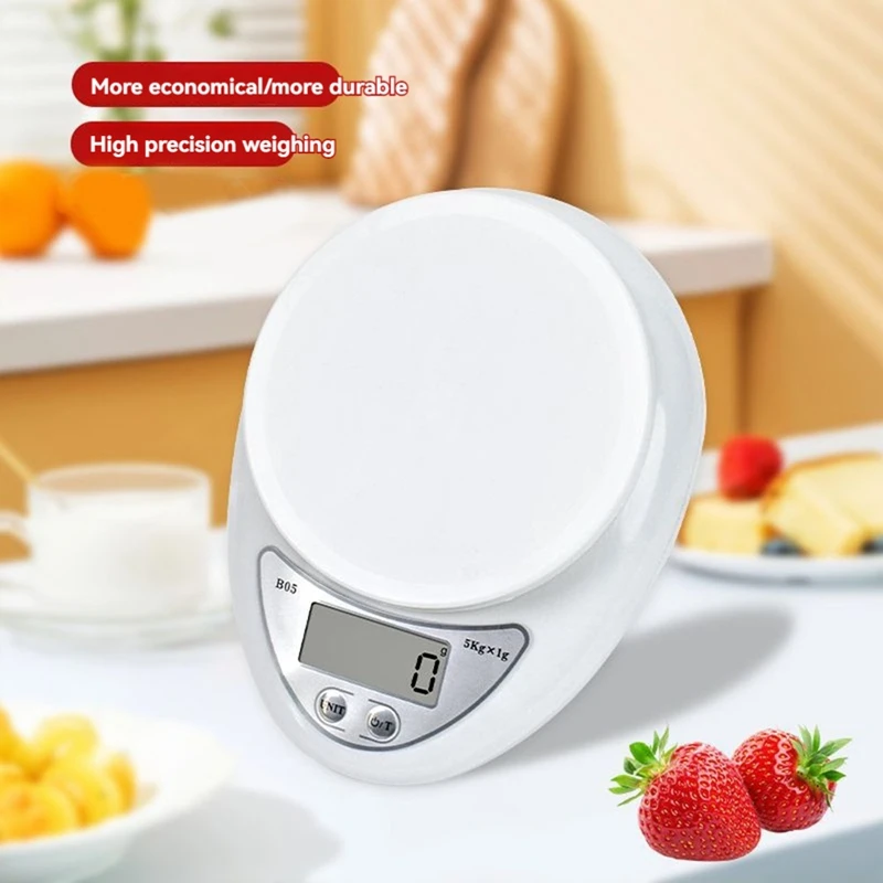 5Kg/1G LED Electronic Scales Food Coffee Balance Measuring Weight Portable Digital Baking Scale Kitchen Accessories Tool