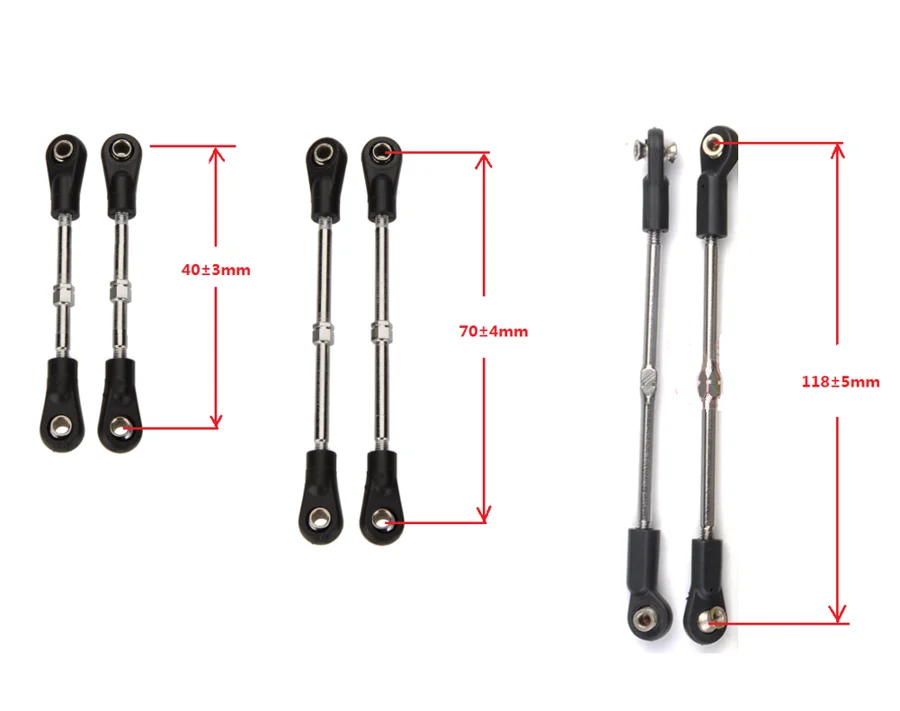 2 шт./комплект рулевые тяги для дистанционного управления ZD 1:16