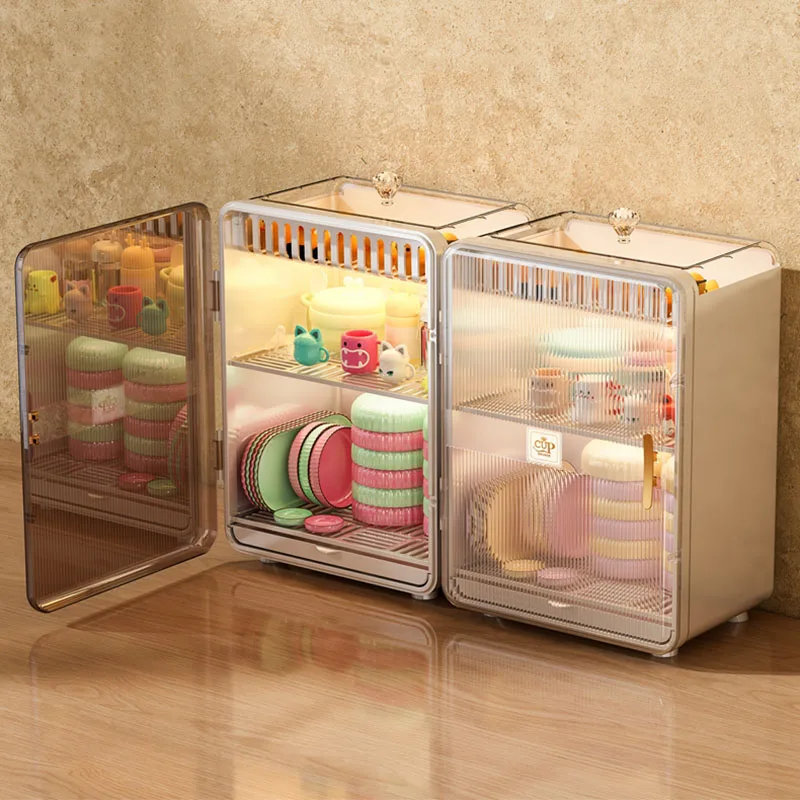 

Corner Container Dish Cabinet Industrial Accent Cabinet Sideboard Prefab Corner Closet Mutfak Dolapları Kitchen Furniture DWH