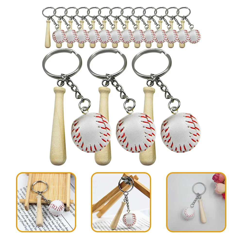 

Mini Keychain Backpack Hanging Decor Sports Favors Keyring Keychains Players