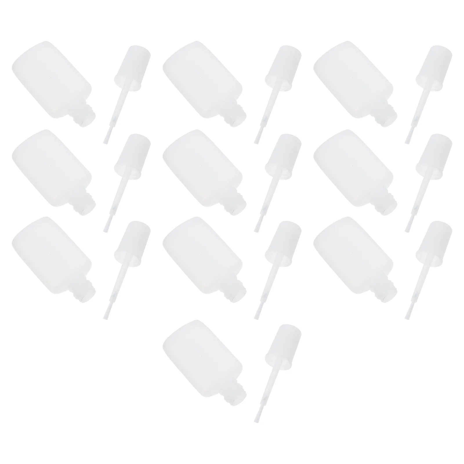 

Nail Polishempty Clear Vials Glue Brush Holdertop Coat Refillable Diy Base Jars Vial Cuticle Oil