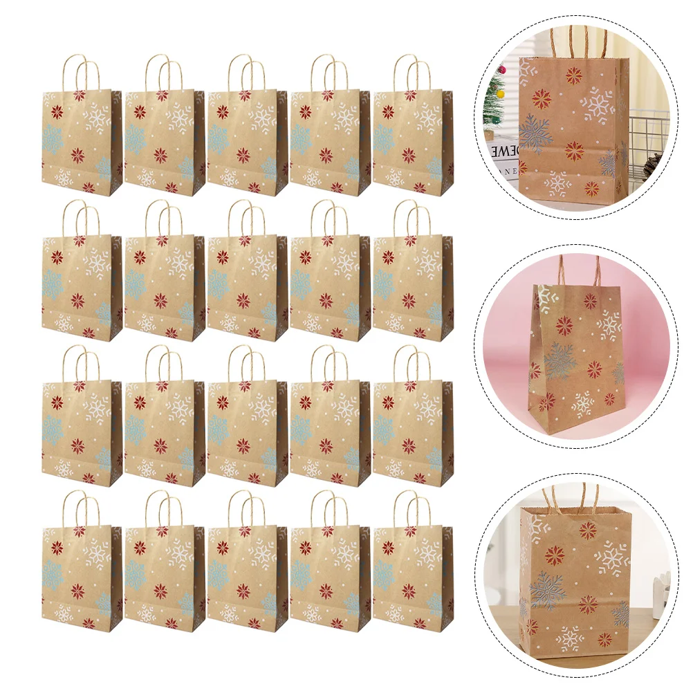 

Christmasbaggift Candy Packaging Gifts Drawstring Sack Holder Favor Handhled Treat Paper Wrapping Goodie Wrapper
