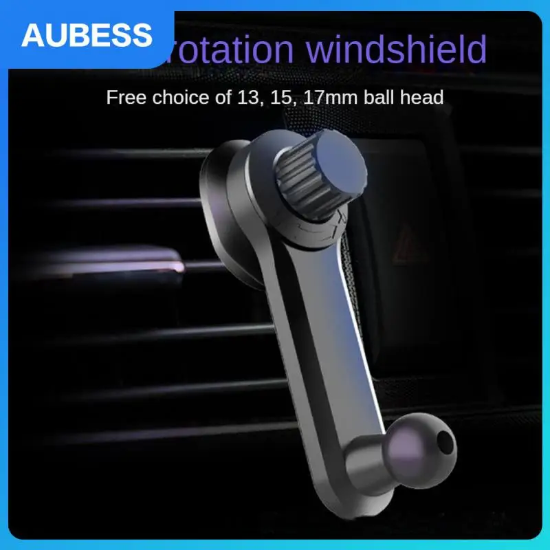 

Multifunctional Car Phone Holder Black Smartphone Gps Support Practical Air Vent Clip Mount Durable Car Supplies Universal Abs