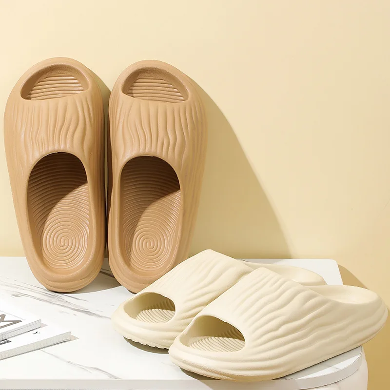 2024 Новые Мужские Домашние Тапочки В Форме Горькой Тыквы Мягкие Женские Банные