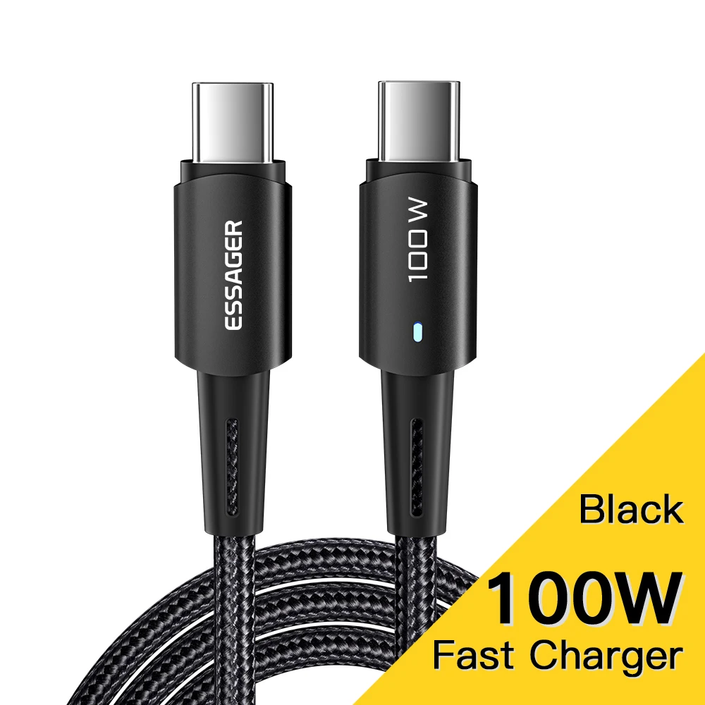 

DIXSG EOENKK PD100W Type C C to C Cable Fast Charge Mobile Cell Phone Charging Cord Wire For Xiaomi Samsung Huawei Macbook iPad