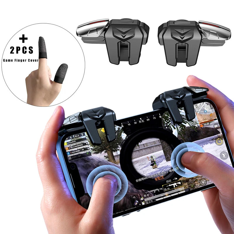 

Mobile Phone Game Trigger for PUBG Phone Gaming Controller Alloy Gamepad Joystick Aim Shooting L1R1 Key Button for Mobile