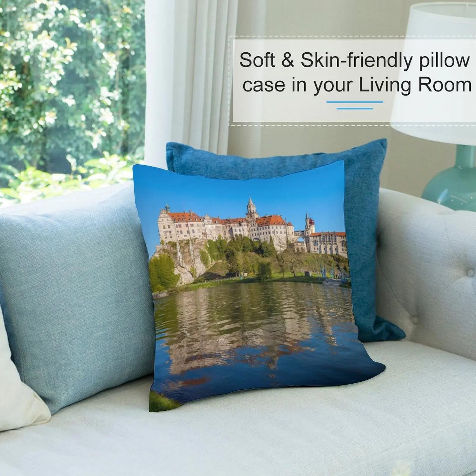 Hohenzollern Castle в Sigmaringen Германия декоративная подушка подушки для детей домашнего