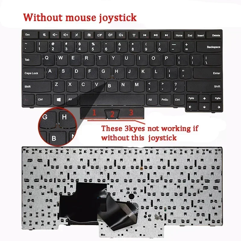 FORНовая сменная клавиатура для ноутбука совместимая с Lenovo Thinkpad E430 E430C E330 E430S E435 S430