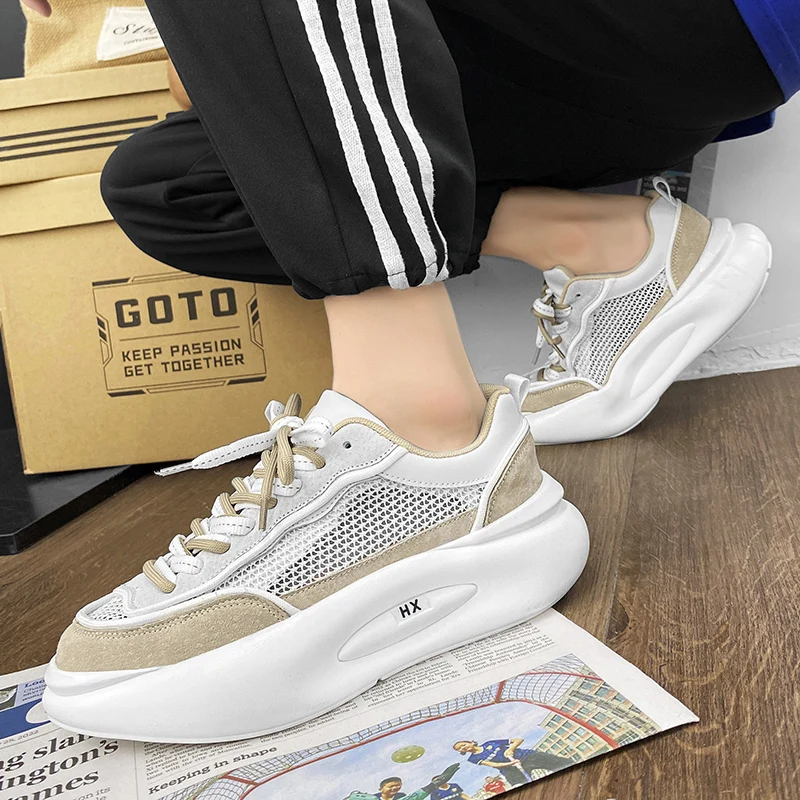 

New Men's Loafers Summer Lightweight Breathable Mesh Outdoor Sneakers Fashionable and Comfortable Casual Men's Sneakers