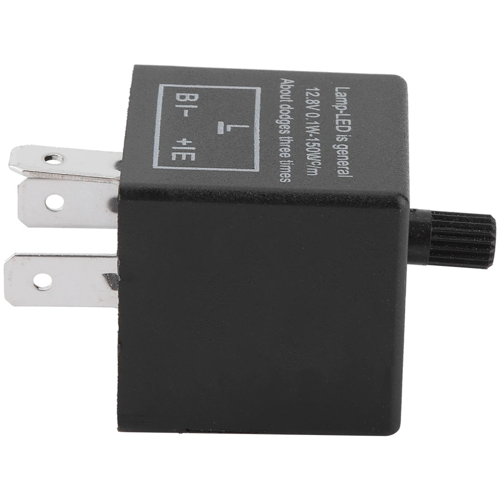 

Electronic LED Adjustable Flasher Relay For Turn Signal Light Blinker CF14 JL-02 to CF 14K LED