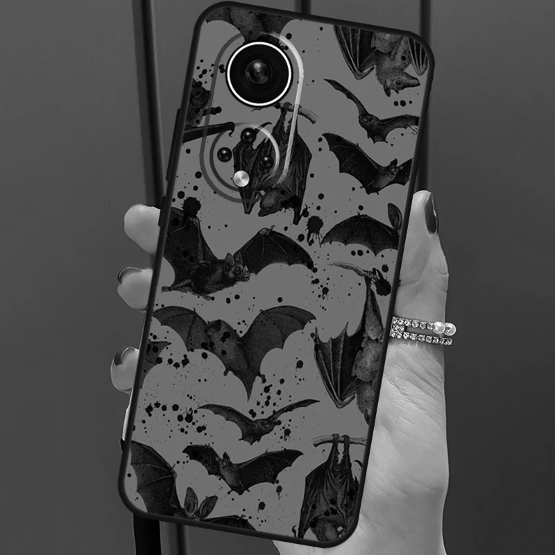 Чехол Goth &quotлетучая мышь Вампира&quot в готическом стиле для Honor X8a X9a X7a X6a X7 X8 X9 X9b X8b 90