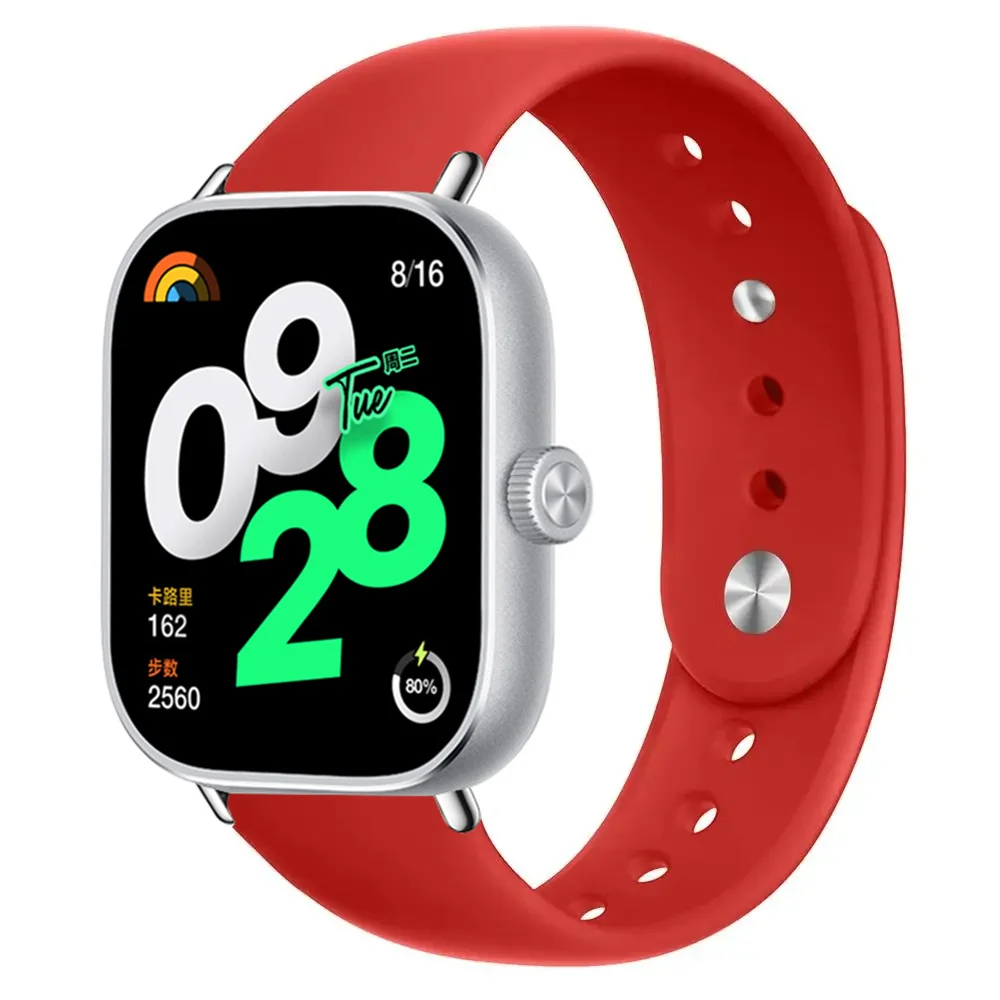 Ремешок силиконовый для Xiaomi Redmi Watch 4 сменный спортивный браслет Miband 8 pro