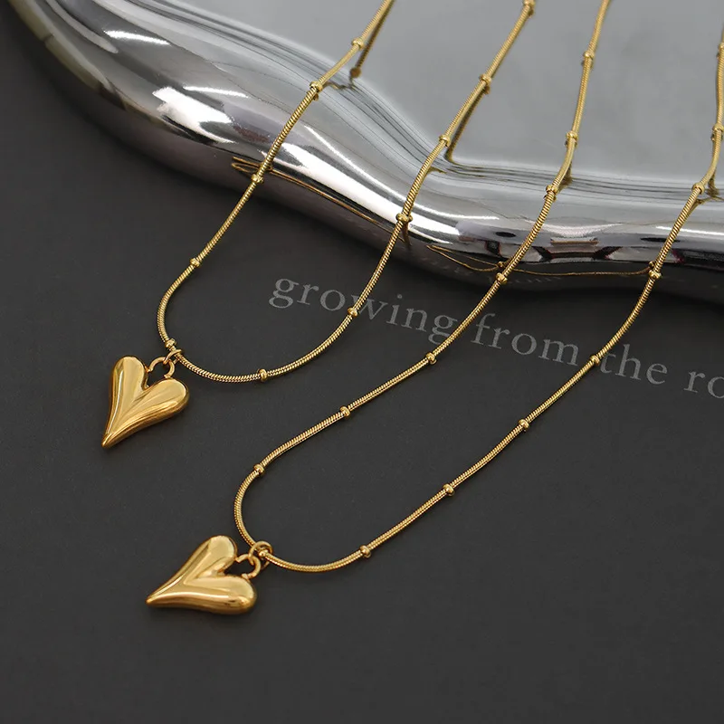 

Women's Rose Necklace French Necklace Lovely Love Jewelry Gift for Female Girlfriend Party Necklace NEW IN
