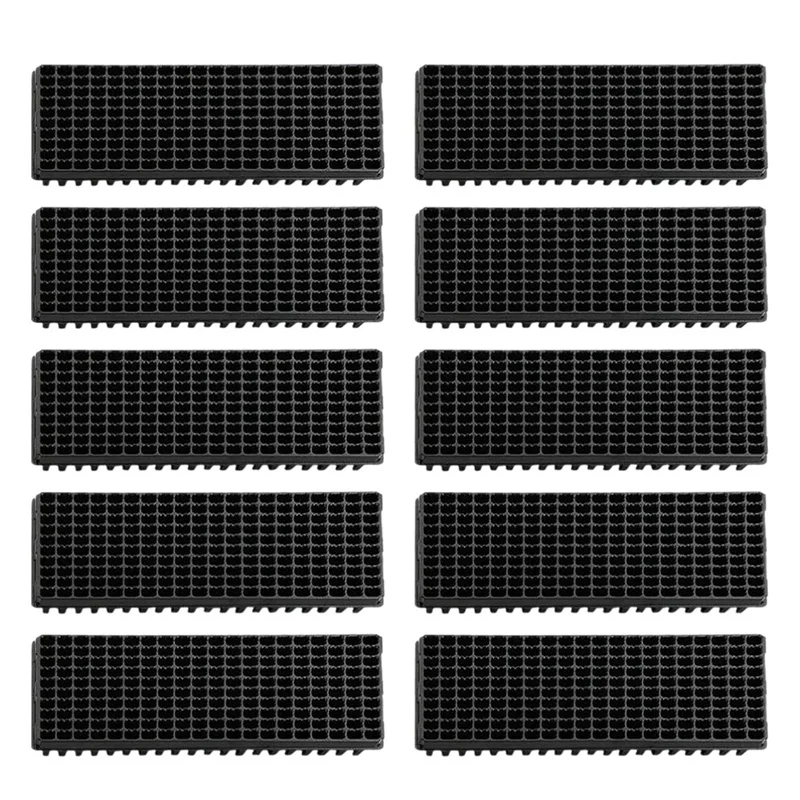 

10Pcs Seedling Starter Tray Plant Nursery Pots Flower Plant Container Seed Starting Pot for Gardening Desktop Decor