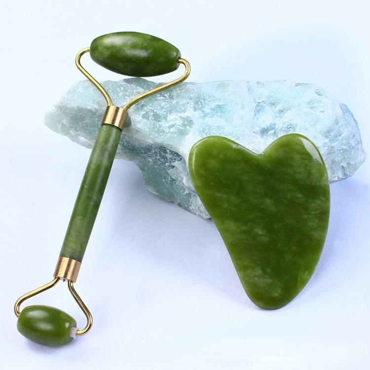 Jade Roller Massager for Face Gua Sha Stone Beauty Thin Lift Anti Wrinkle Facial Skin Care Tools |