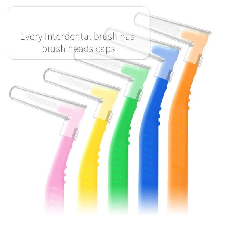 

Interdental Brush L-shaped Interdental Brush Ultra-fine Soft Bristles Orthodontic Special Gap Cleaning Interdental Brush Short