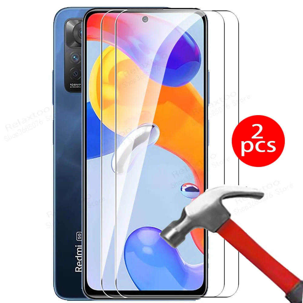 

2pcs protective glass case for xiaomi redmi note 11 pro 5G note11pro 4G note11s note11 s Tempered glass protector film cover