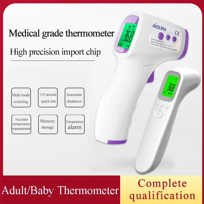 

Детский/взрослый термометр инфракрасный ЖК цифровой термометр для тела лба уха бесконтактные измерительные инструменты Детский термометр