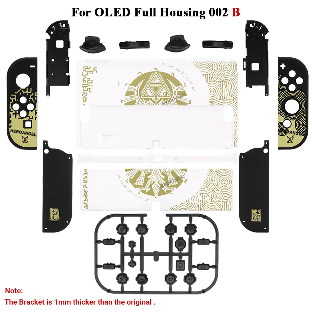 

NEW Limited Edition DIY For Nintend Switch OLED Back Plate Replacement Housing Shell Case for NS Switch Joycons Housing Cover