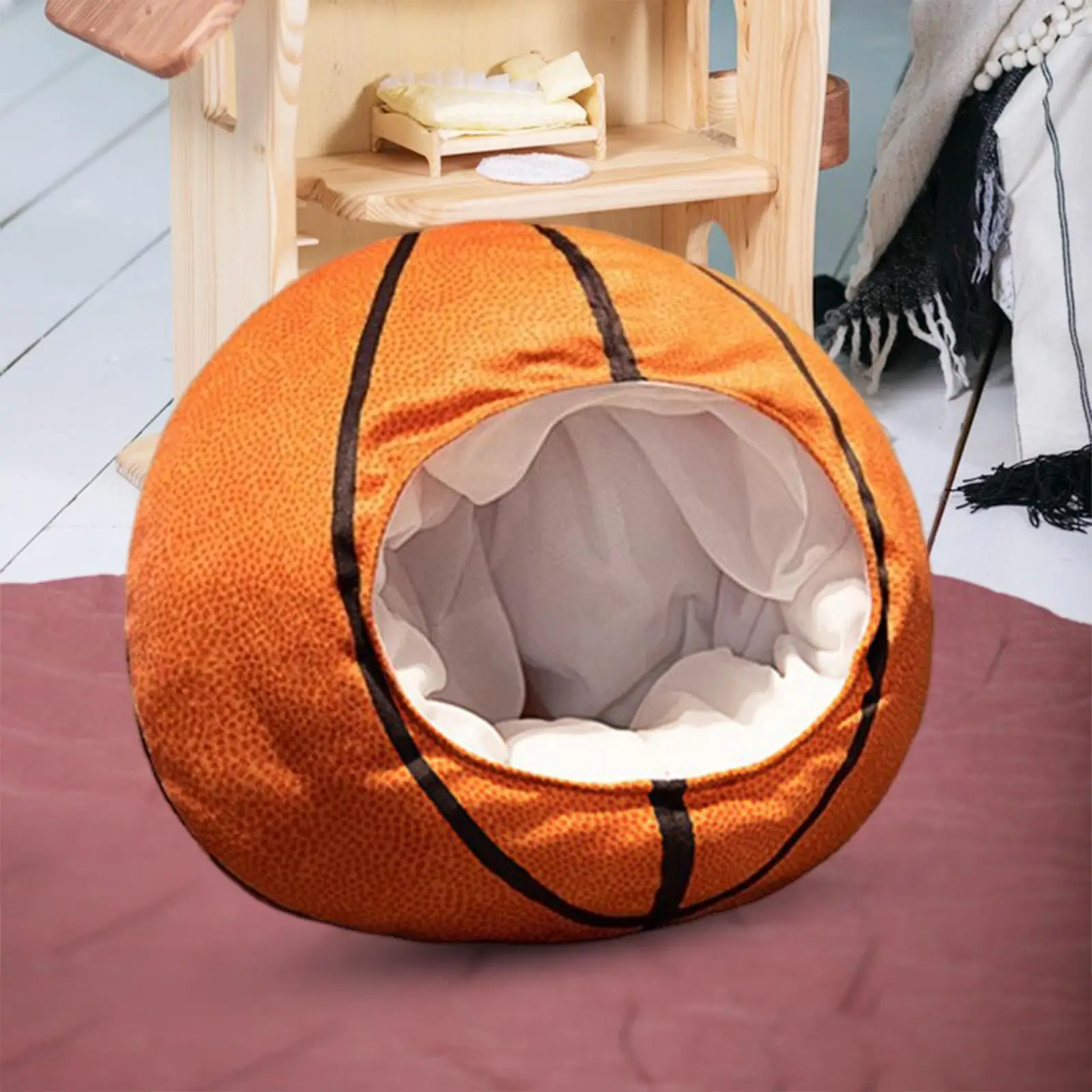 

Basketball Plush Hat Cute Costume Accessories for Pretend Play Party Cosplay