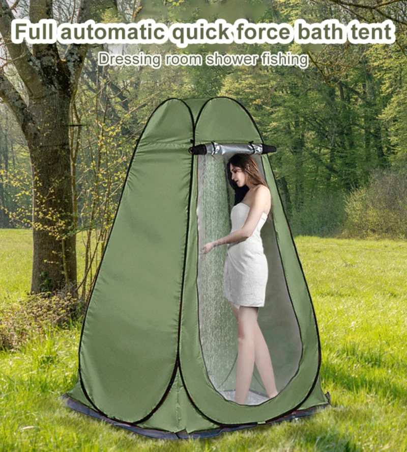 Portable Outdoor Shower Bathing Tent Mobile Camping Tents Simple Bath Cover Changing Fitting Room Mobile Toilet Fishing Shelters