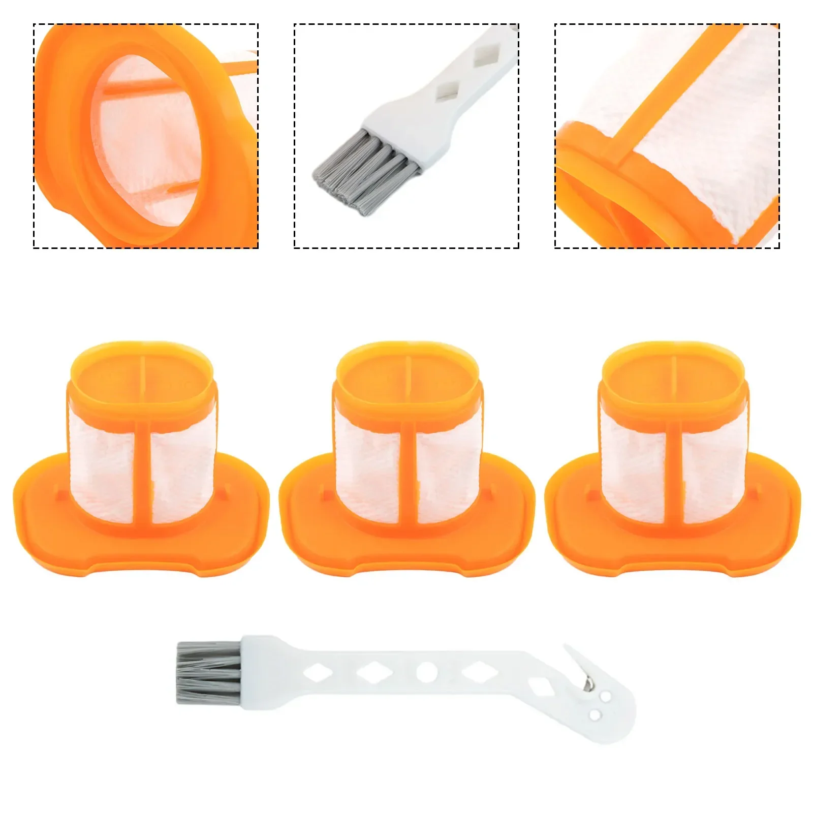 3 шт. фильтр для Black Decker BHHV320B BHHV320J BHHV520BF пылесос сменный робот-подметальная машина