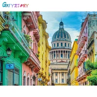 gatyztory pictures by number build landscape kits home decor diy painting by numbers drawing on canvas handpainted art gift