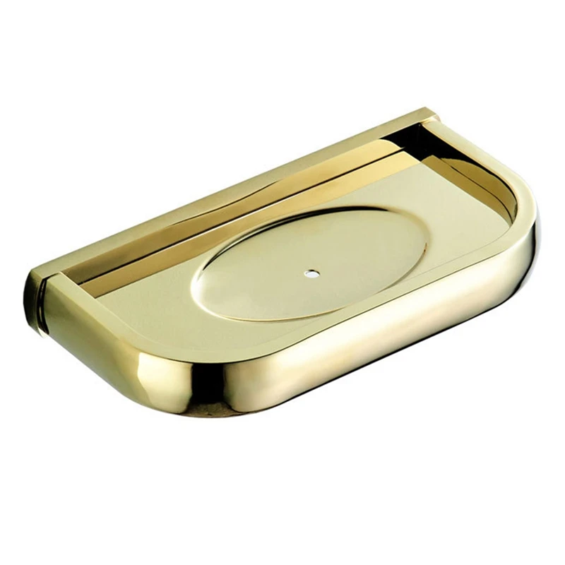 

Practical Soap Dishes Brass Wall Mounted Soap Dish Holder for Bathroom Storage Bathroom Accessories Gold Soap Box